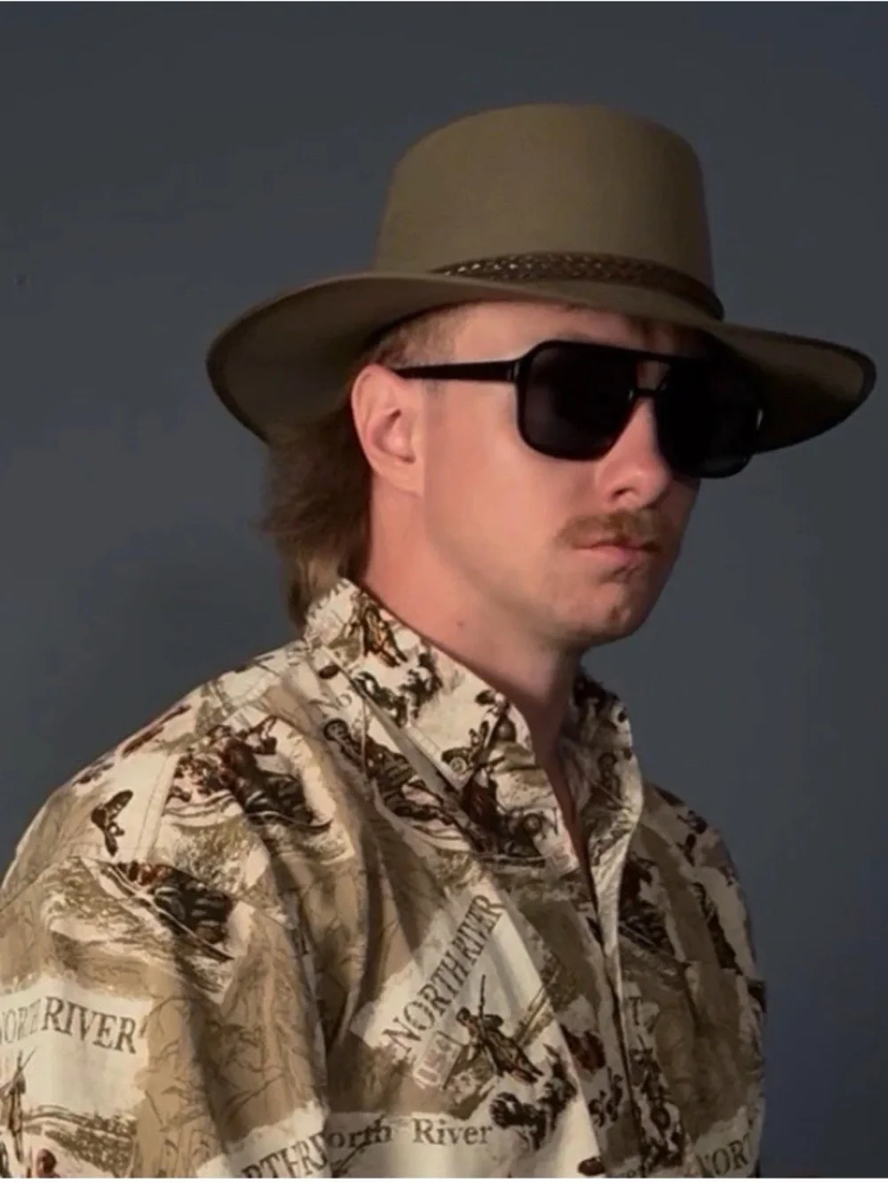 400 New Akubra Plainsman Fur Felt Western Cowboy Bush Hat Handmade in Australia - Picture 7 of 7